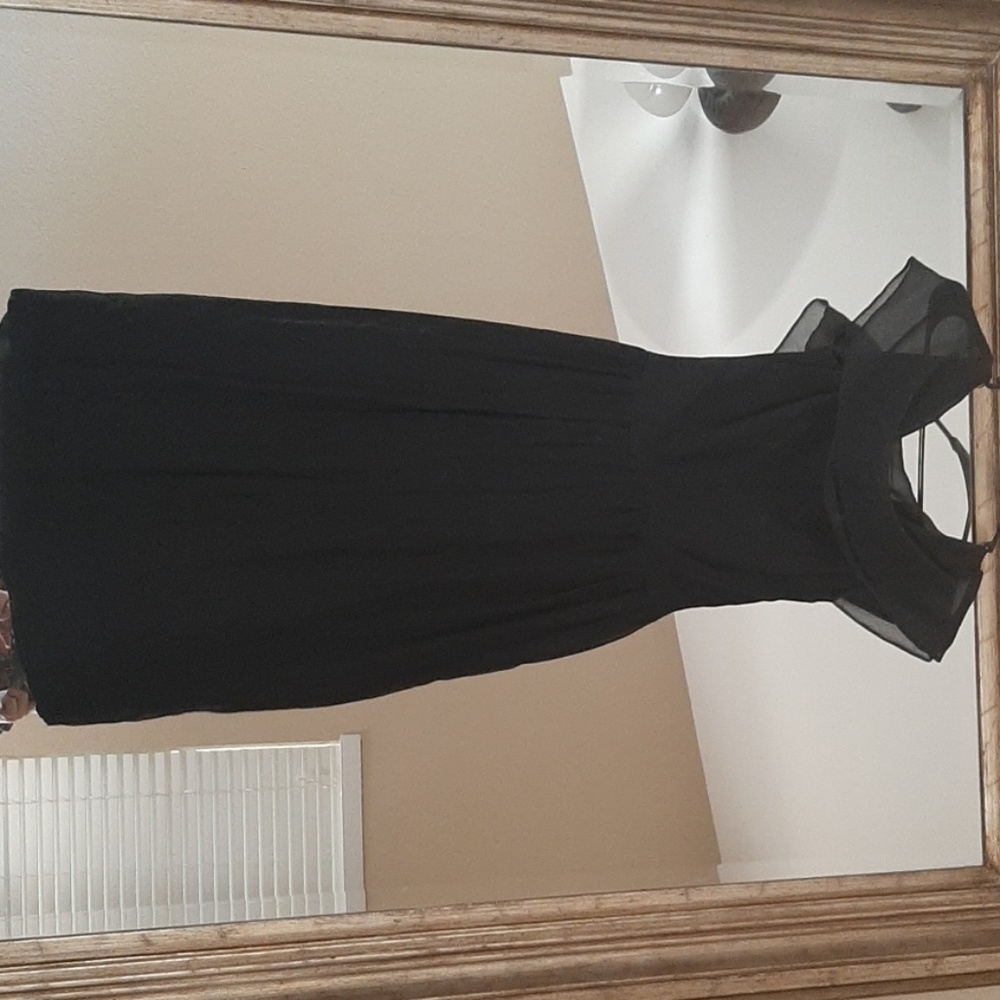 VINTAGE Little Black Cocktail Dress Mollie Parnis